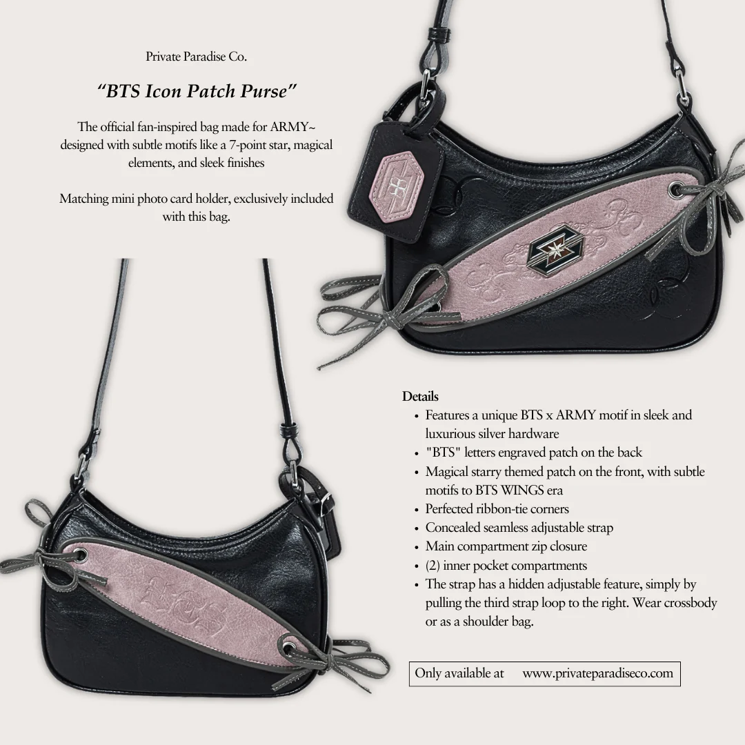 BTS Icon-Patch Purse [PRE-ORDER] - Image 3