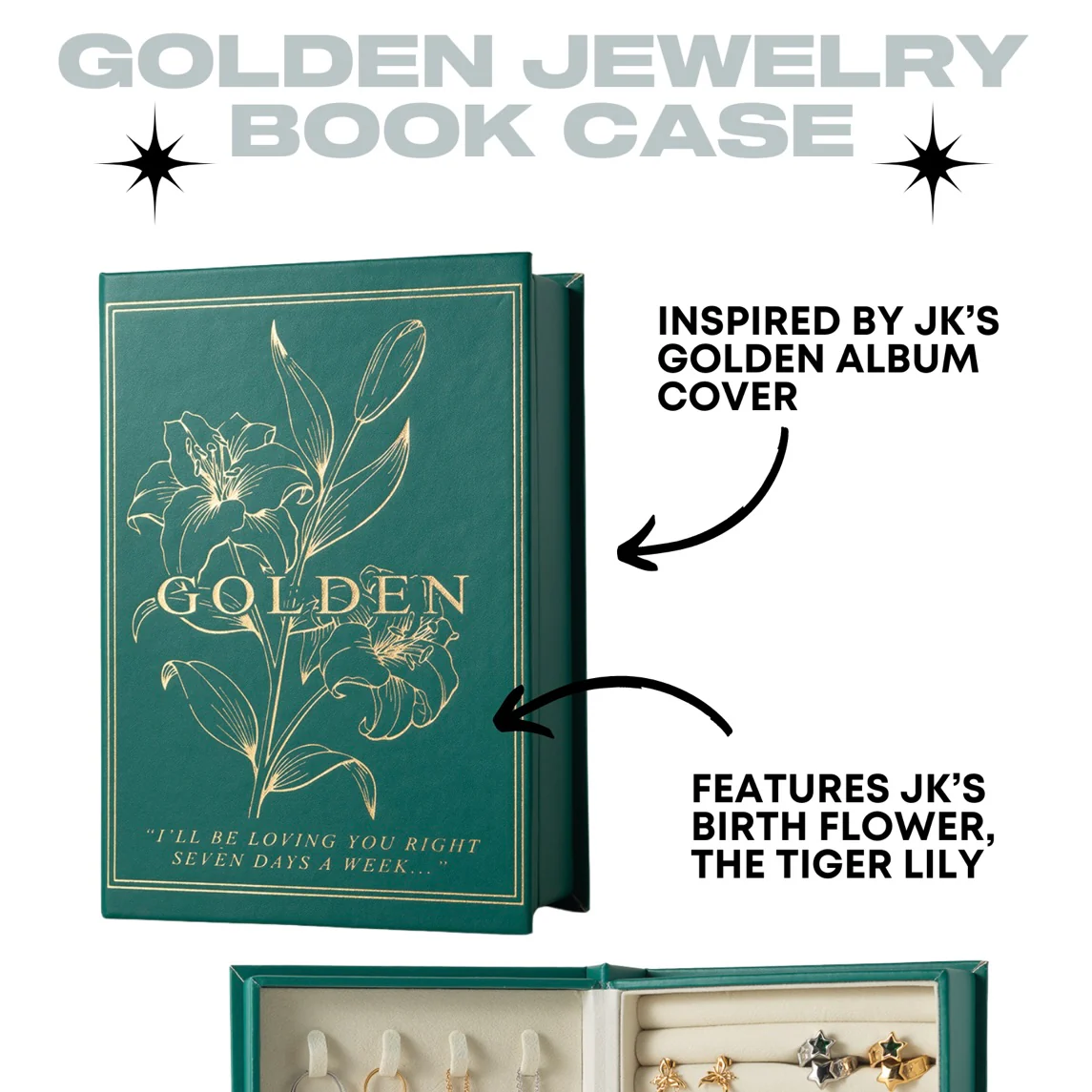 Golden Jewelry Book Case - Image 8