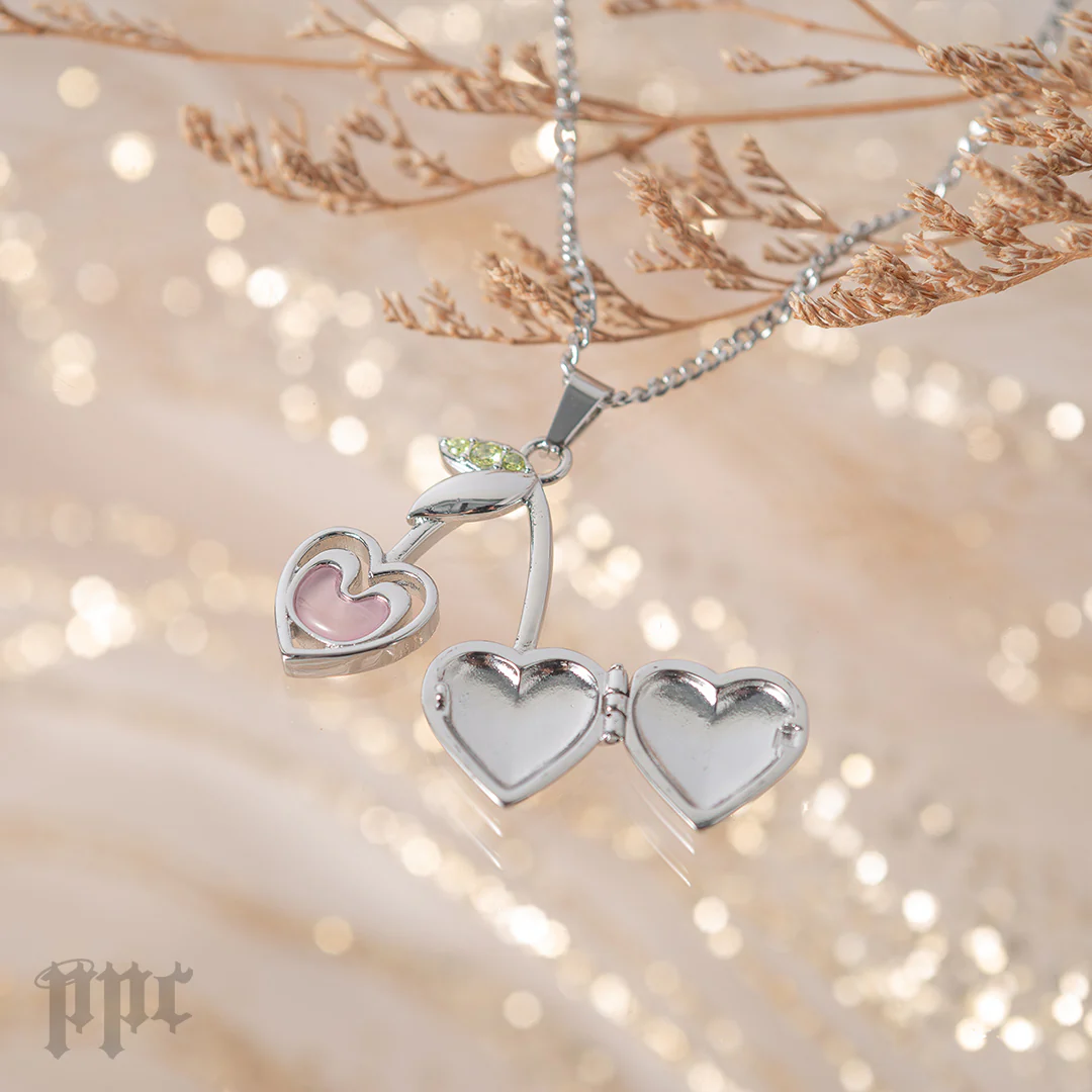 NJ Cherry Locket Necklace - Image 4