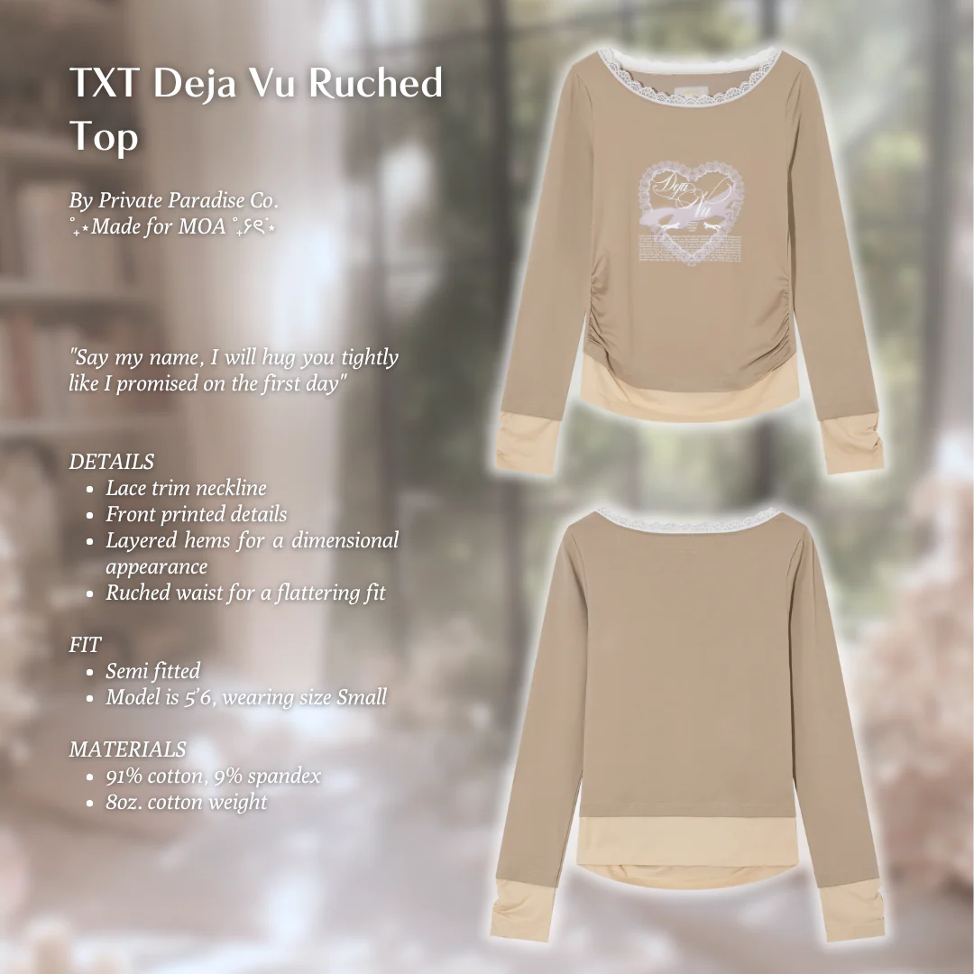 TXT Deja Vu Ruched Top - Image 6
